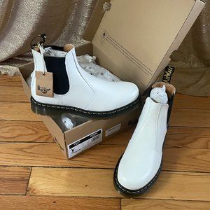 Dr Martens 2976 White Chelsea Boots Size 43/M10/W11